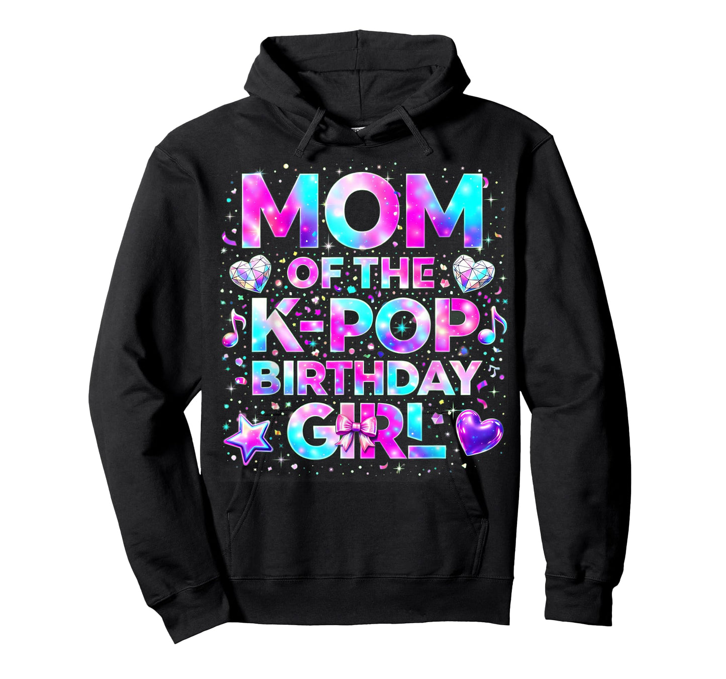 Mom of The K-Pop Birthday Girls Korean Music T-Shirt
