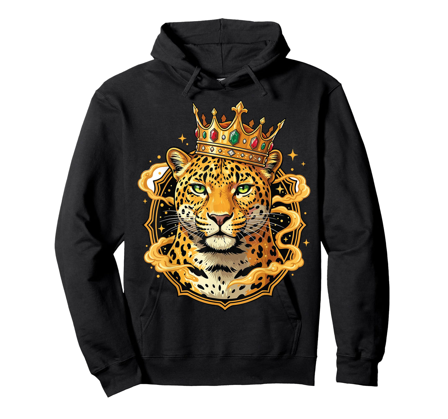 King Leopard Shirt Crown Animal Lovers T-Shirt