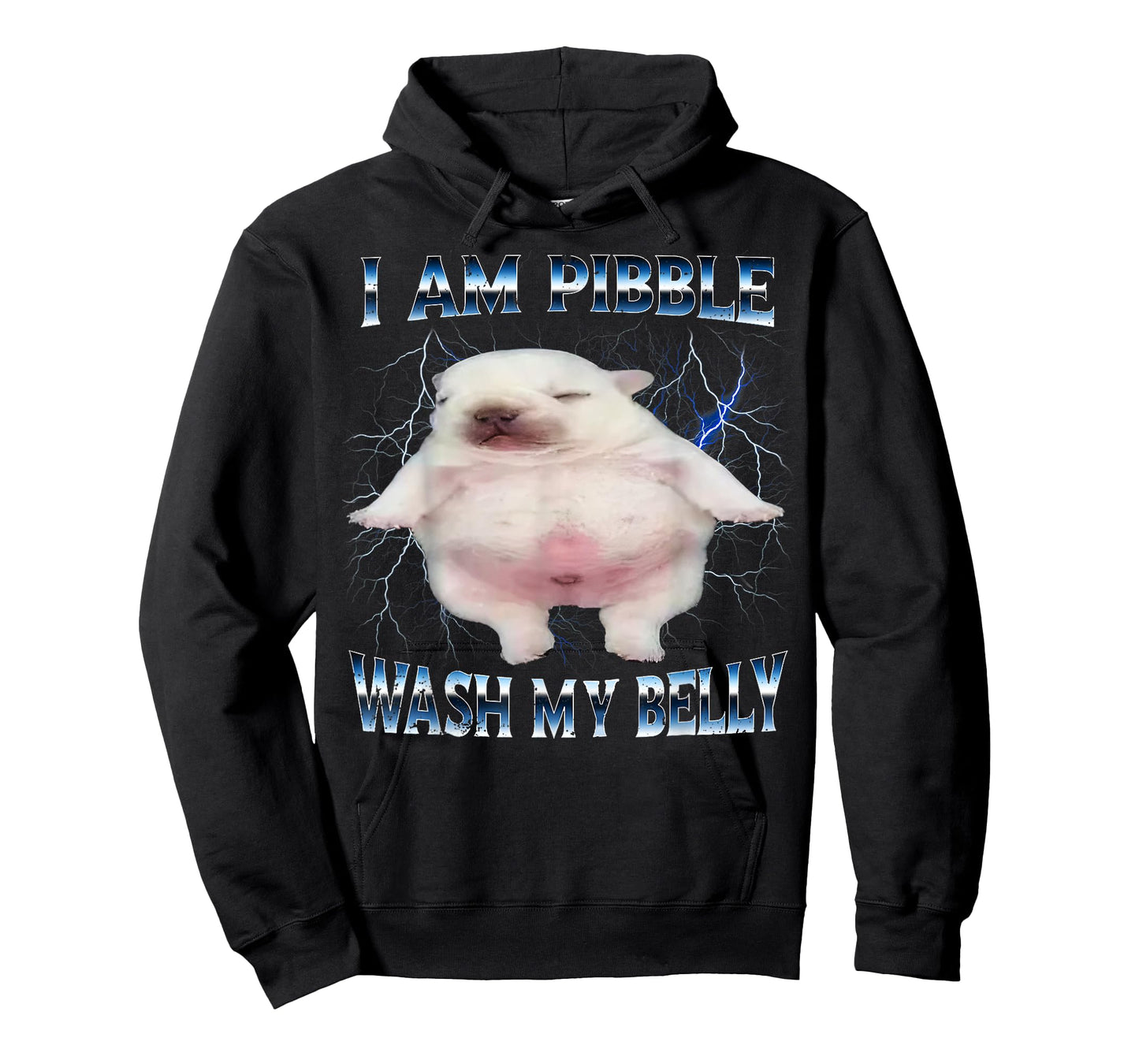 I Am Pibble Wash My Belly Funny Dog Clean My Belly Meme T-Shirt