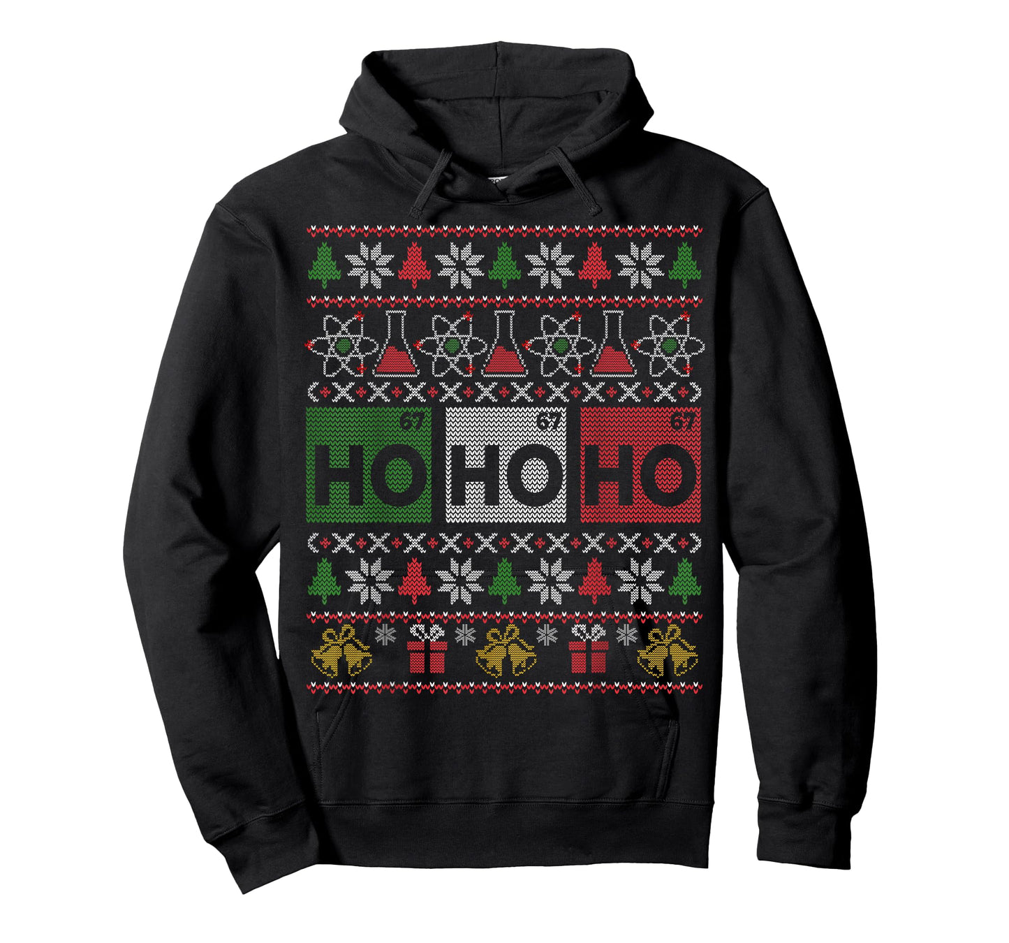 Ho Ho Ho Holmium Chemistry Element 67 of Periodic Table Xmas T-Shirt