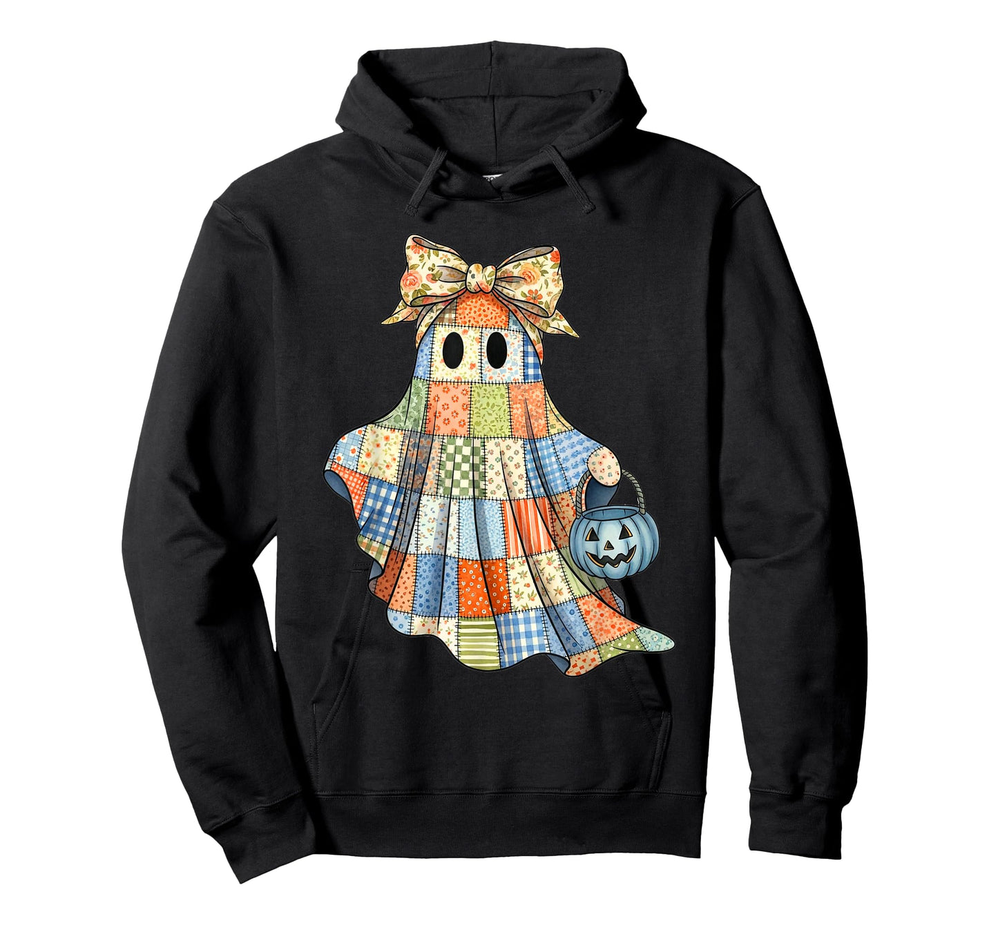 Patchwork Quilter Fall Ghost Bow Quilt Block Autumn Quilting T-Shirt