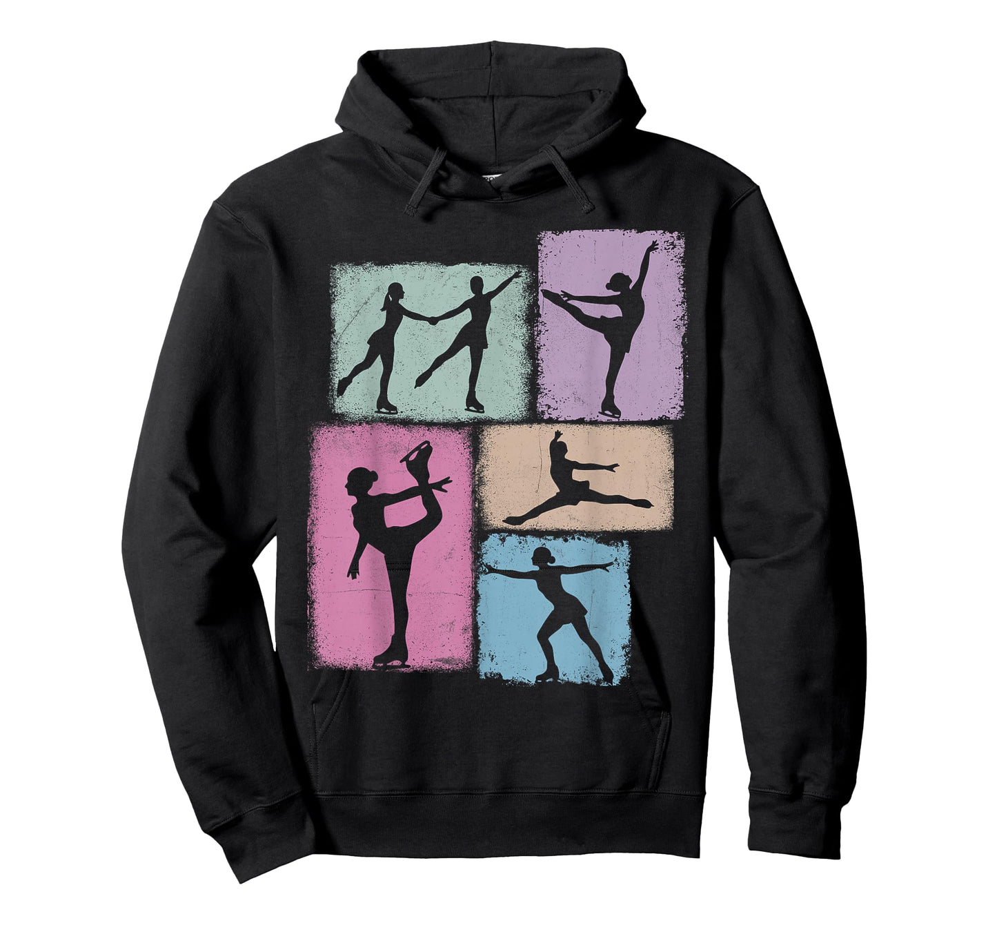 Figure Skating Collage Skater Women Kids Youth Girl T-Shirt