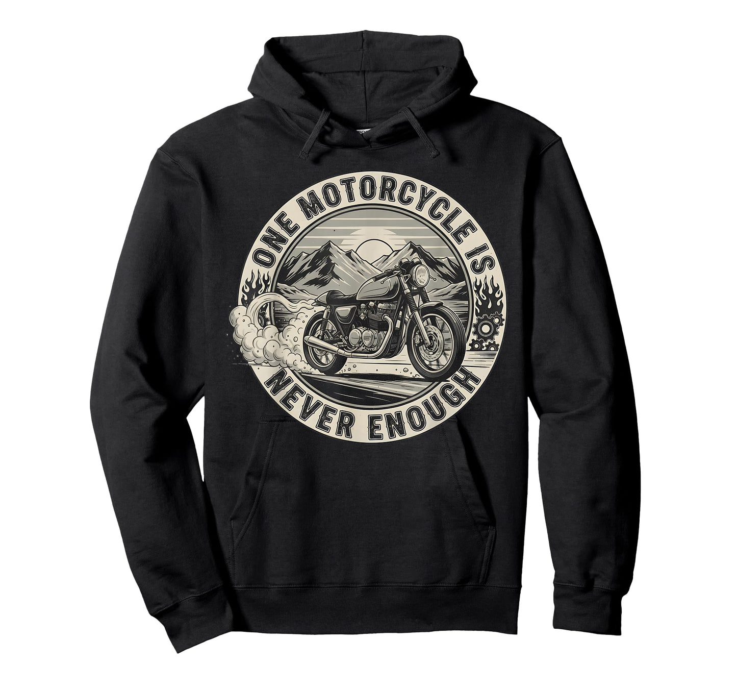 One Motorcycle is Never Enough Funny Bikers Riders Vintage T-Shirt