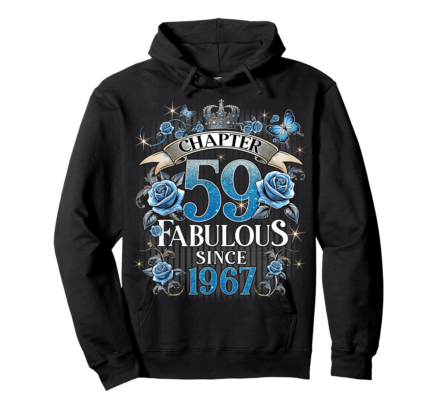 Chapter 59 Fabulous Since 1967 Roses 59th Birthday Women T-Shirt
