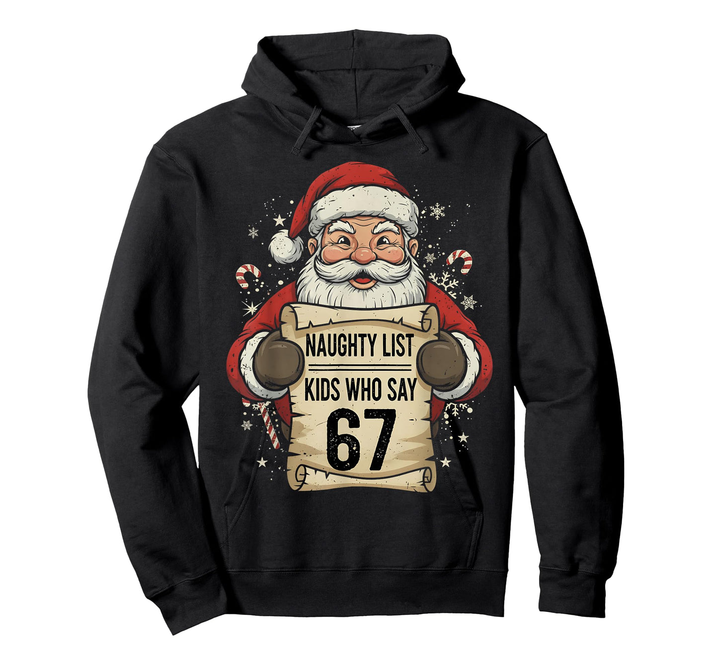 Naughty List Kids Who Say 67 Funny Teacher Christmas T-Shirt