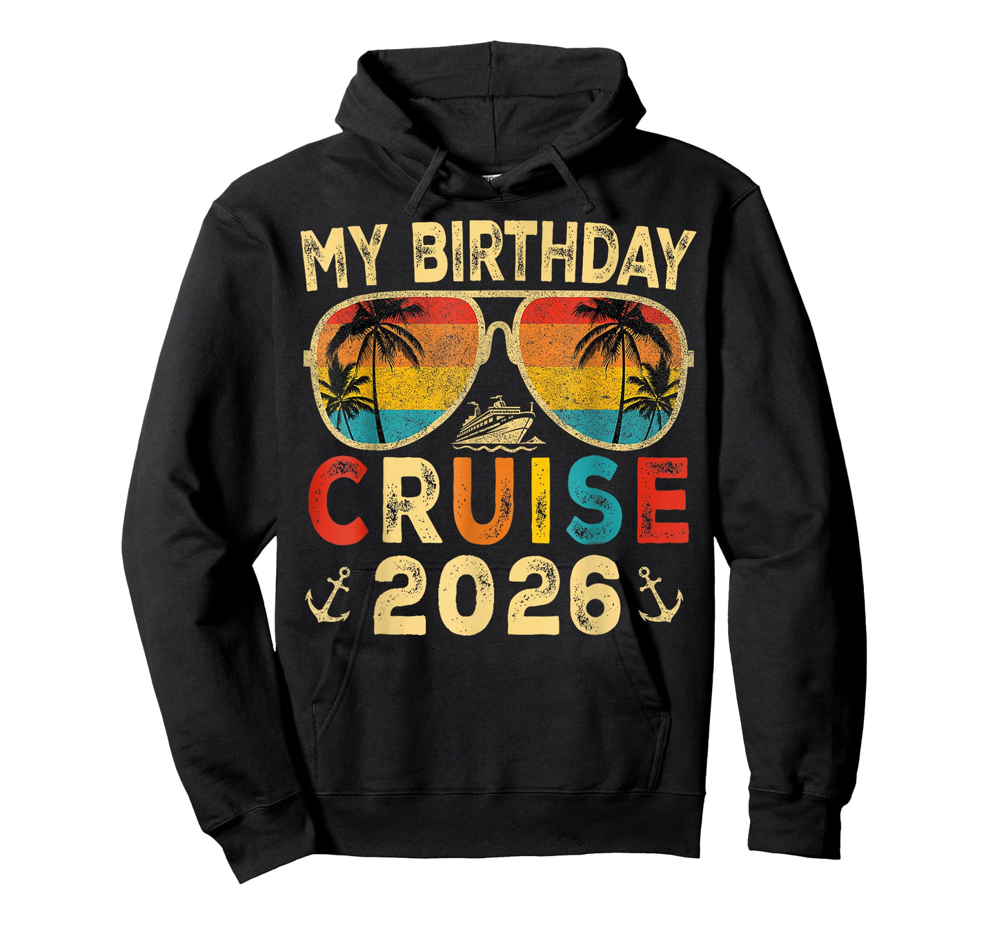 My Birthday Cruise 2026 Party Cruise Birthday Vacation T-Shirt