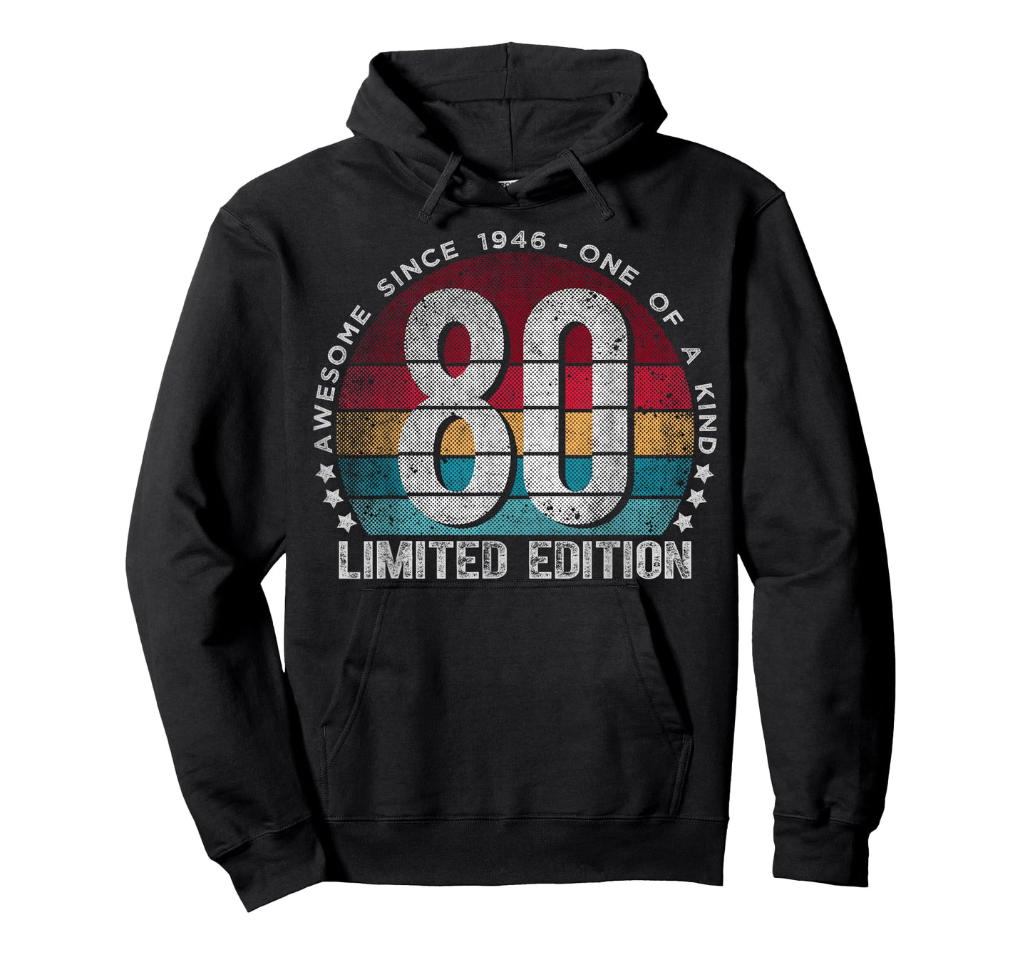 80 Year Old Gifts Vintage 1946 Limited Edition 80th Birthday T-Shirt