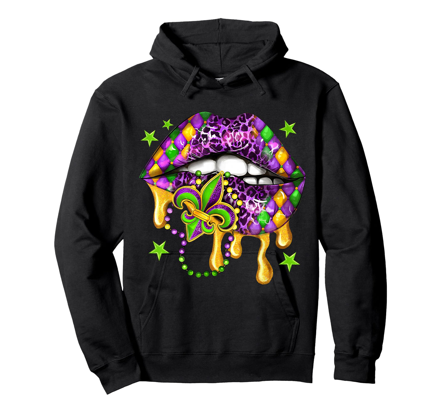 Let The Shenanigans Begin Mardi Gras Lips Carnival Holiday T-Shirt