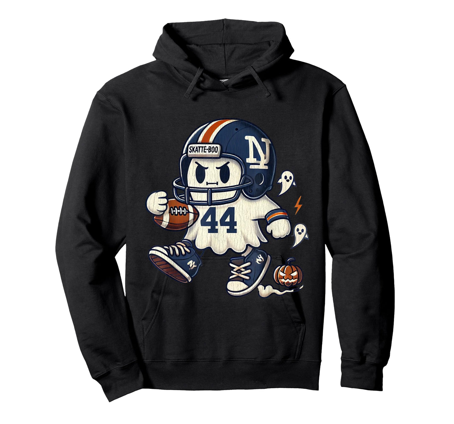 Vintage Cam Skattebo Skatte-Boo Cute Ghost Football Lovers T-Shirt