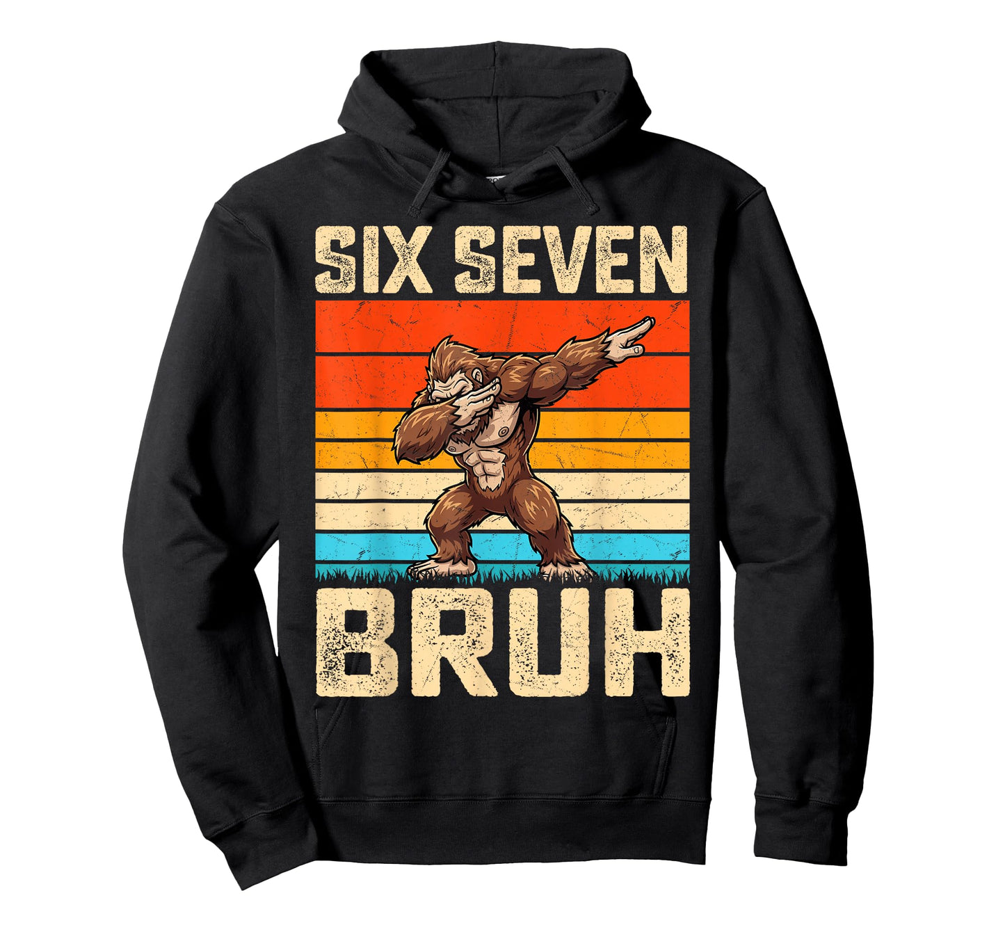 67 Meme Bigfoot Funny Six Seven Bruh Bigfoot Kids Boys Teens T-Shirt