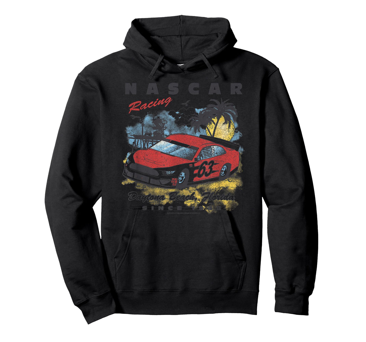 NASCAR Racing Daytona Beach Florida Since 1948 Distressed T-Shirt