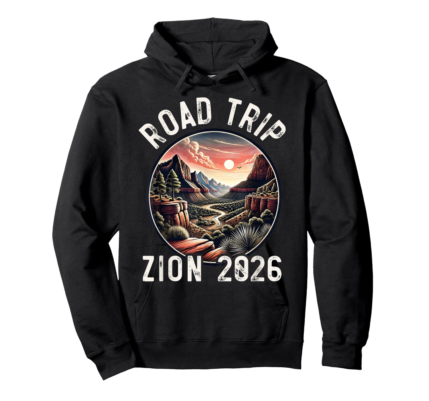 Zion National Park Utah Road Trip 2026 Hiking Souvenir T-Shirt