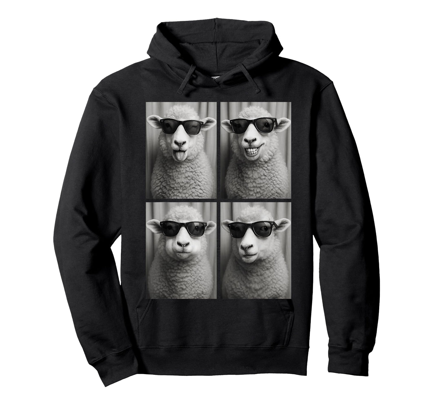 Cool Lambs Sunglasses Sheep Meme Farm Animal Selfie Booth T-Shirt