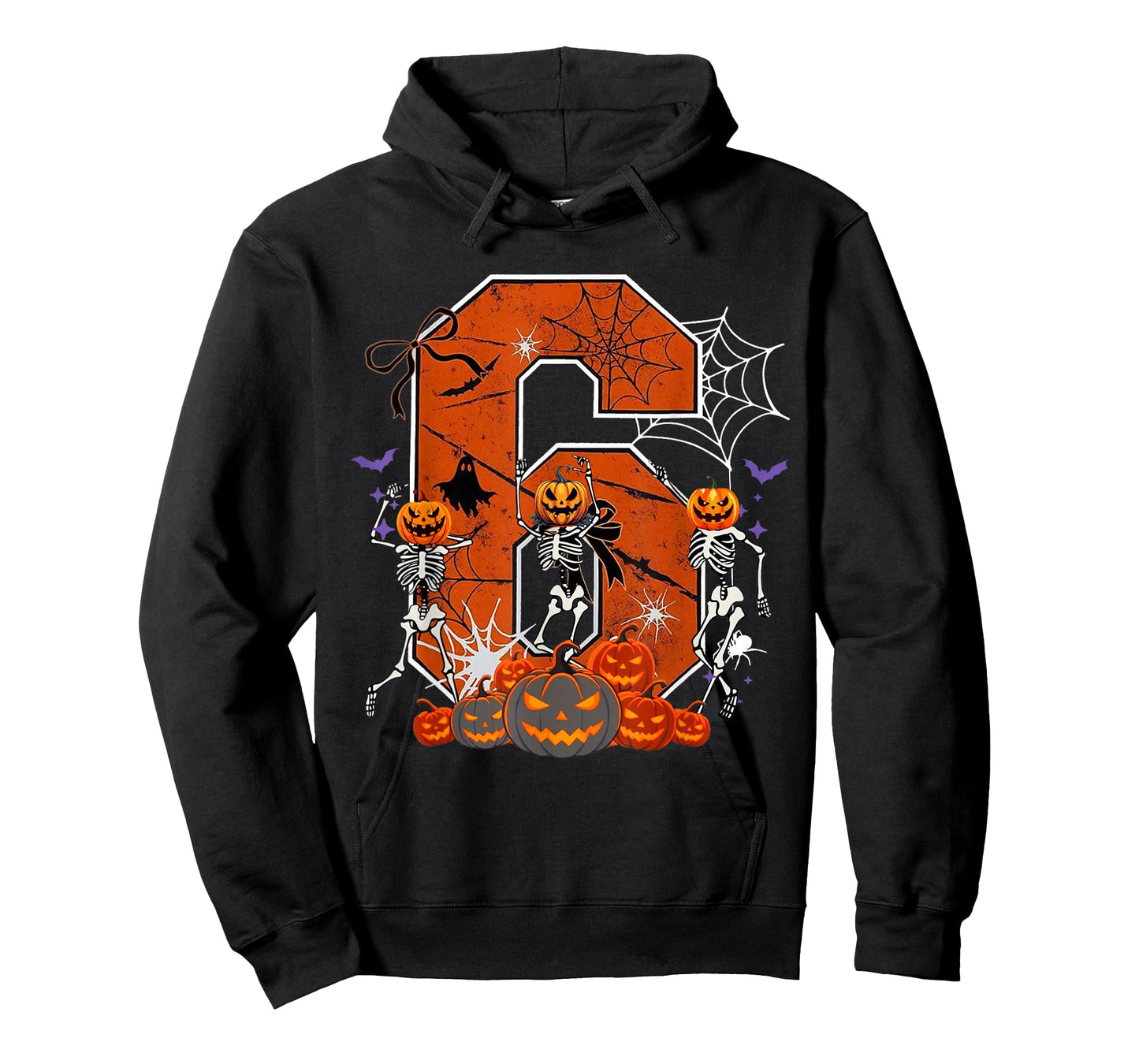 Number 6 Six Seven Meme 6 7 Halloween Dancing Skeleton Women T-Shirt
