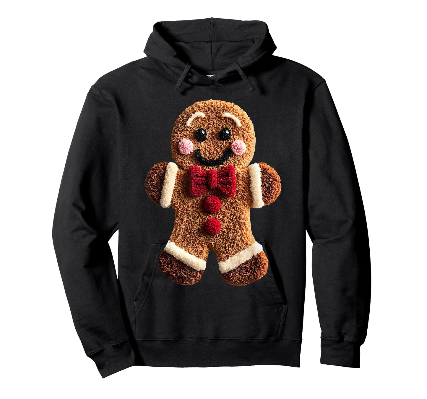 Funny Gingerbread Man Crochet Xmas Pajamas Holiday Christmas T-Shirt