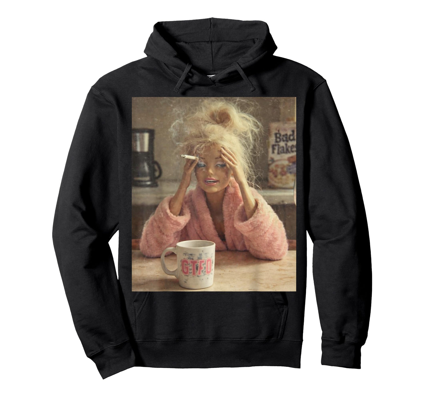Funny Distressed Doll Face Meme Sarcastic Doll Viral Meme T-Shirt