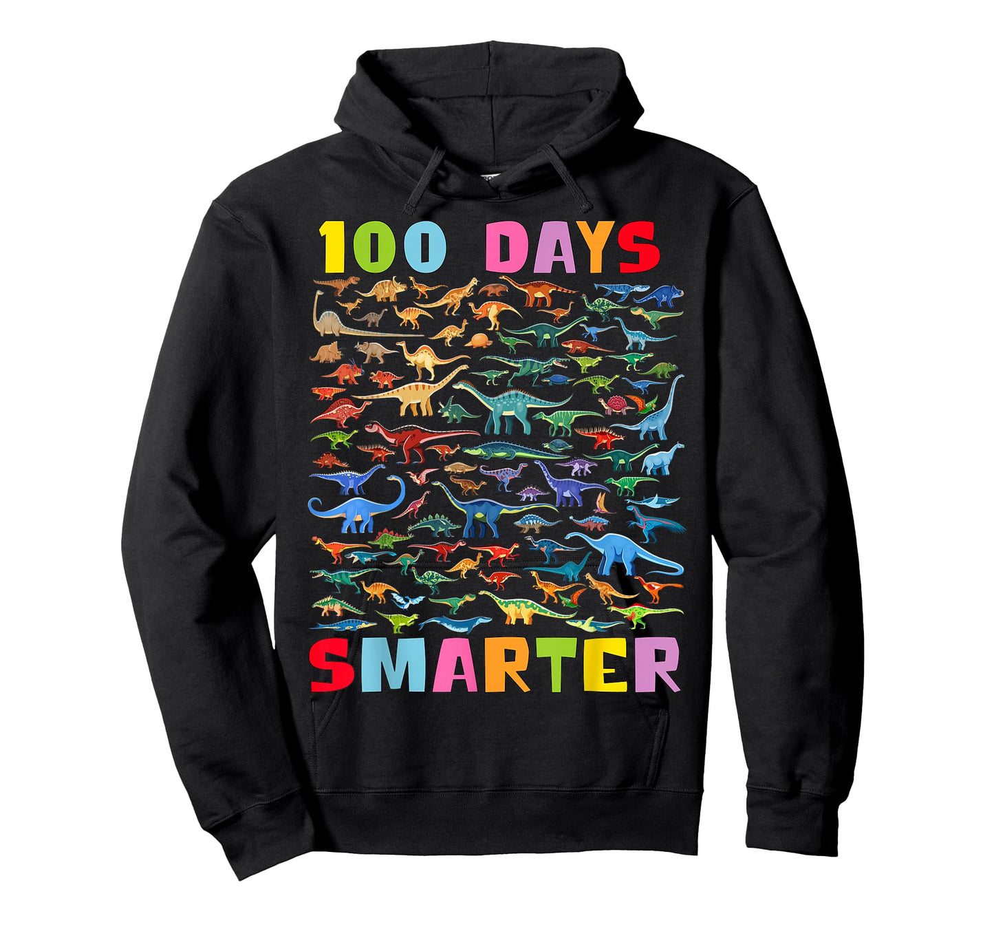 100 Days Smarter Dinosaurs Teacher Kids 100th Day of School T-Shirt