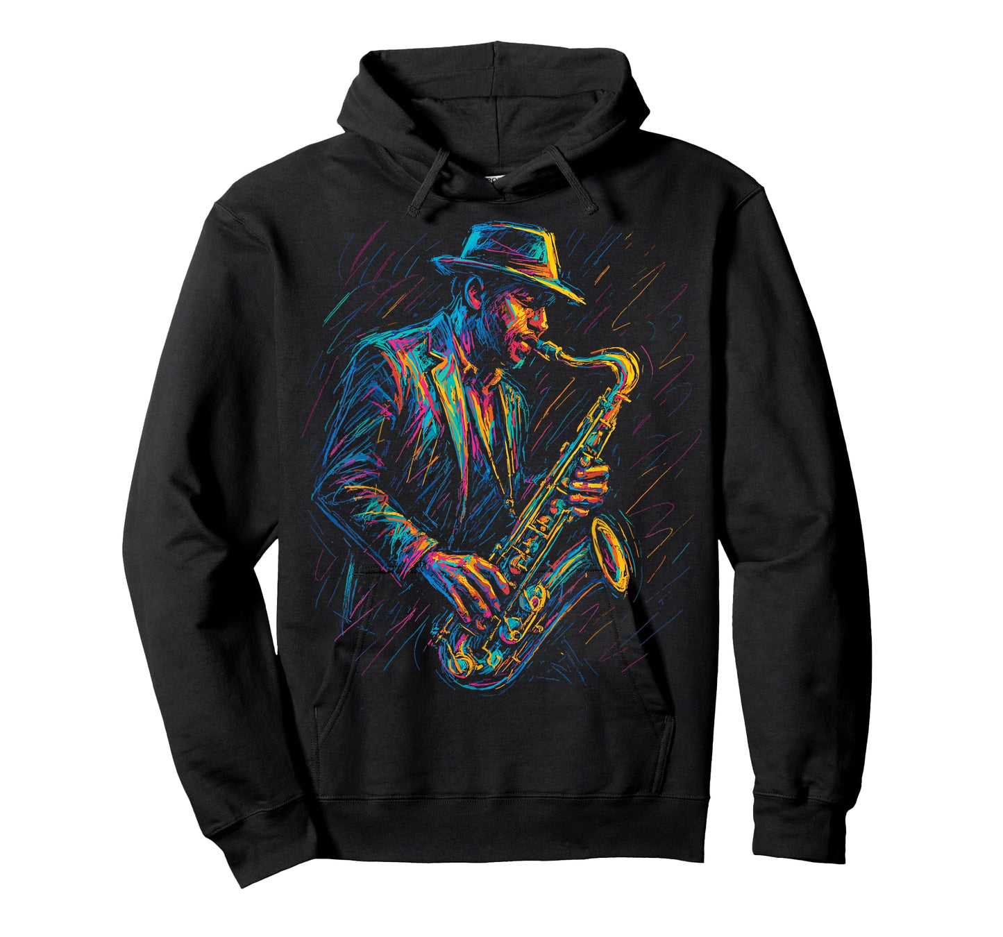 Jazz Musician Saxophone Player Artistic Music Jazz Lover T-Shirt