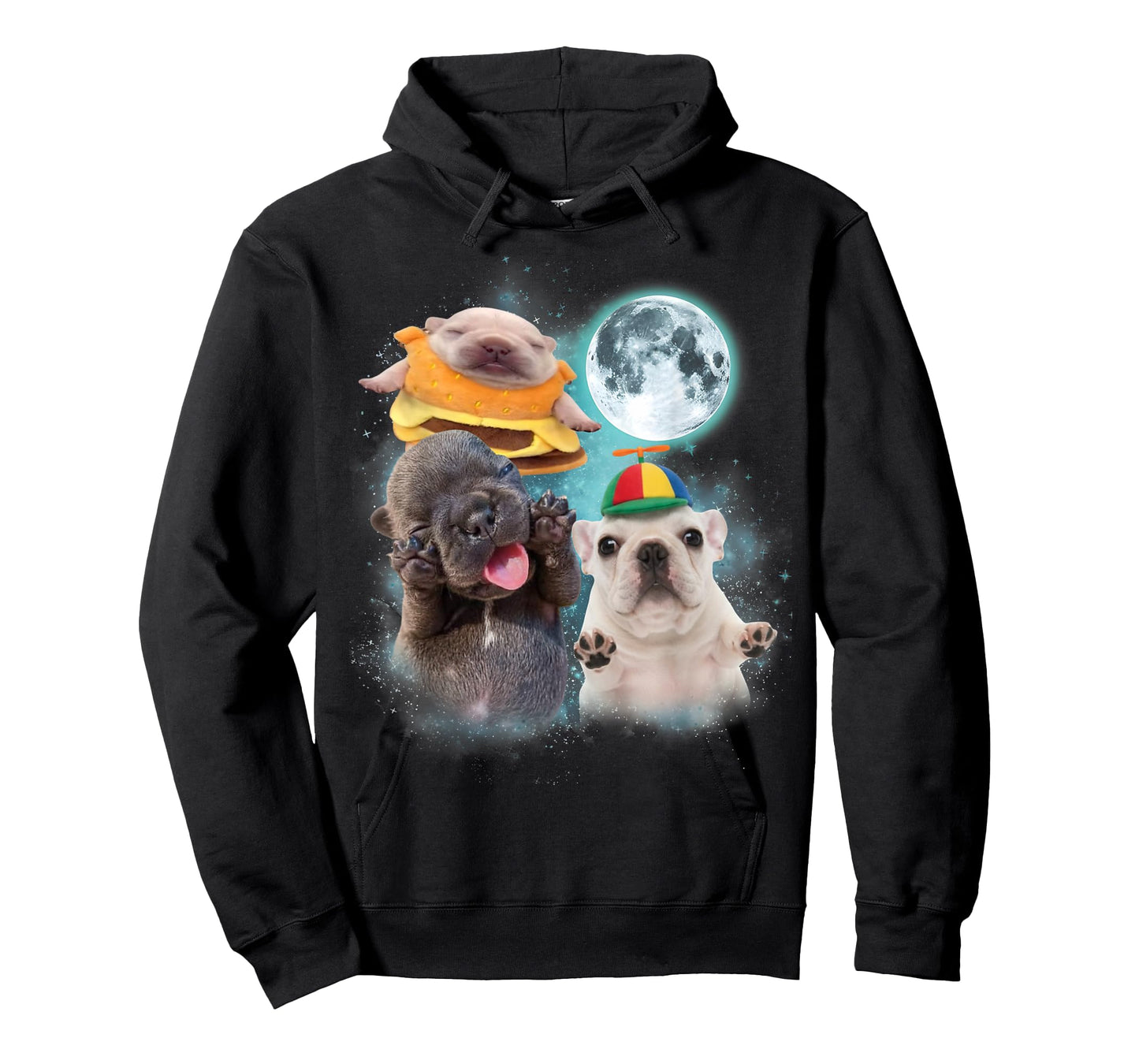 Three Pibble Moon Funny Pibble Meme for Men Women Kids T-Shirt