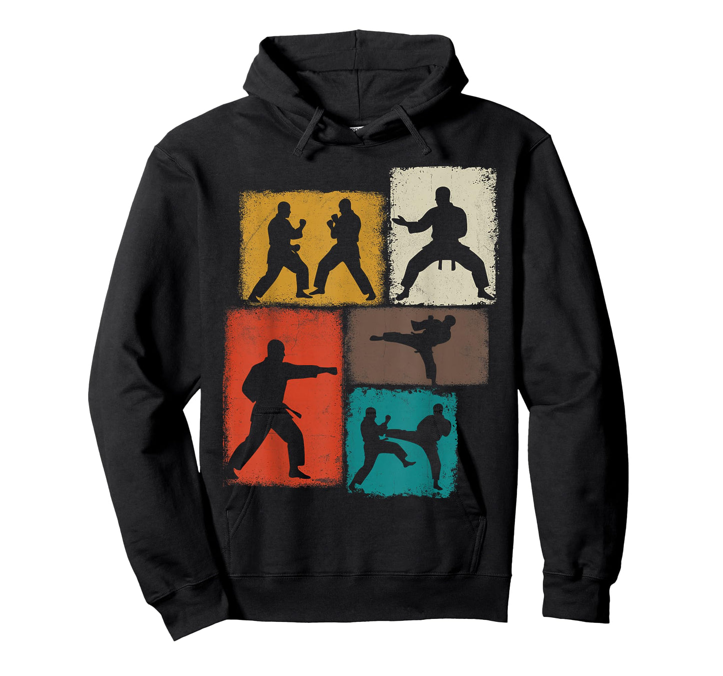 Karate Practitioner Collage Men Kids Sensei Youth Boys T-Shirt