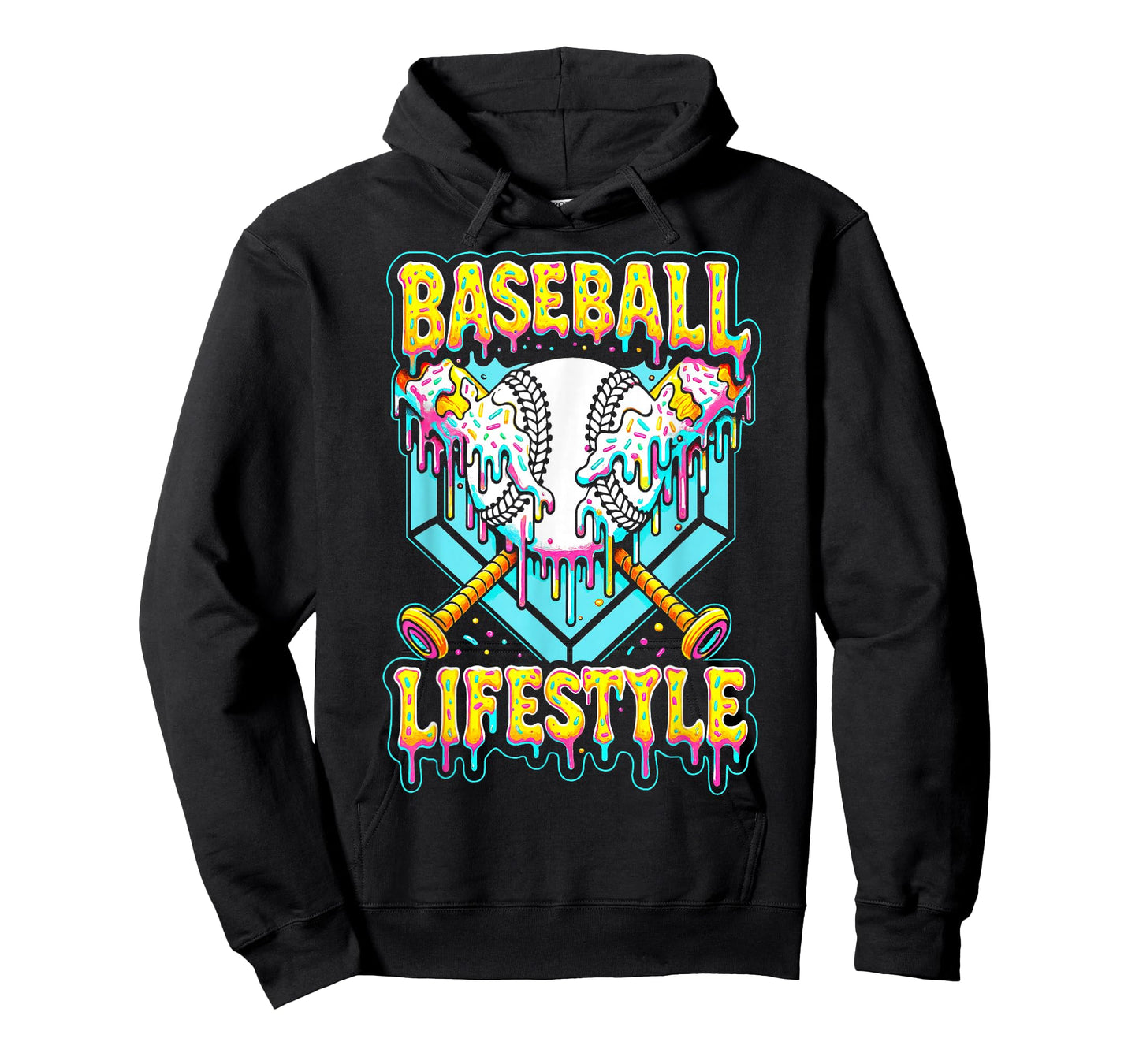 Baseball Lifestyle 101 Apparel Youth Baseball Drip Icecream T-Shirt