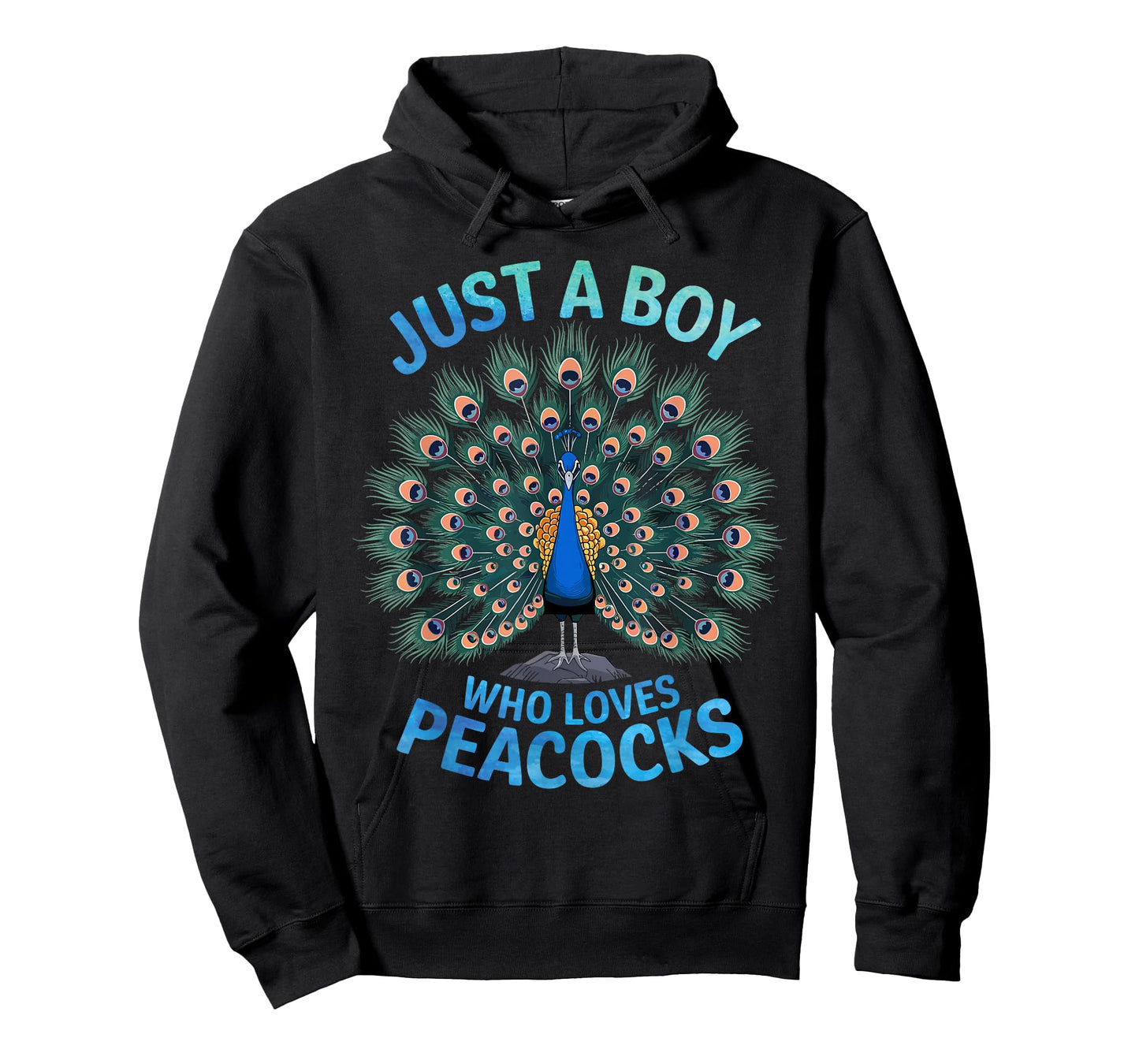 Cool Peacock Design for Boys Kids Men Bird Peacock Lovers T-Shirt