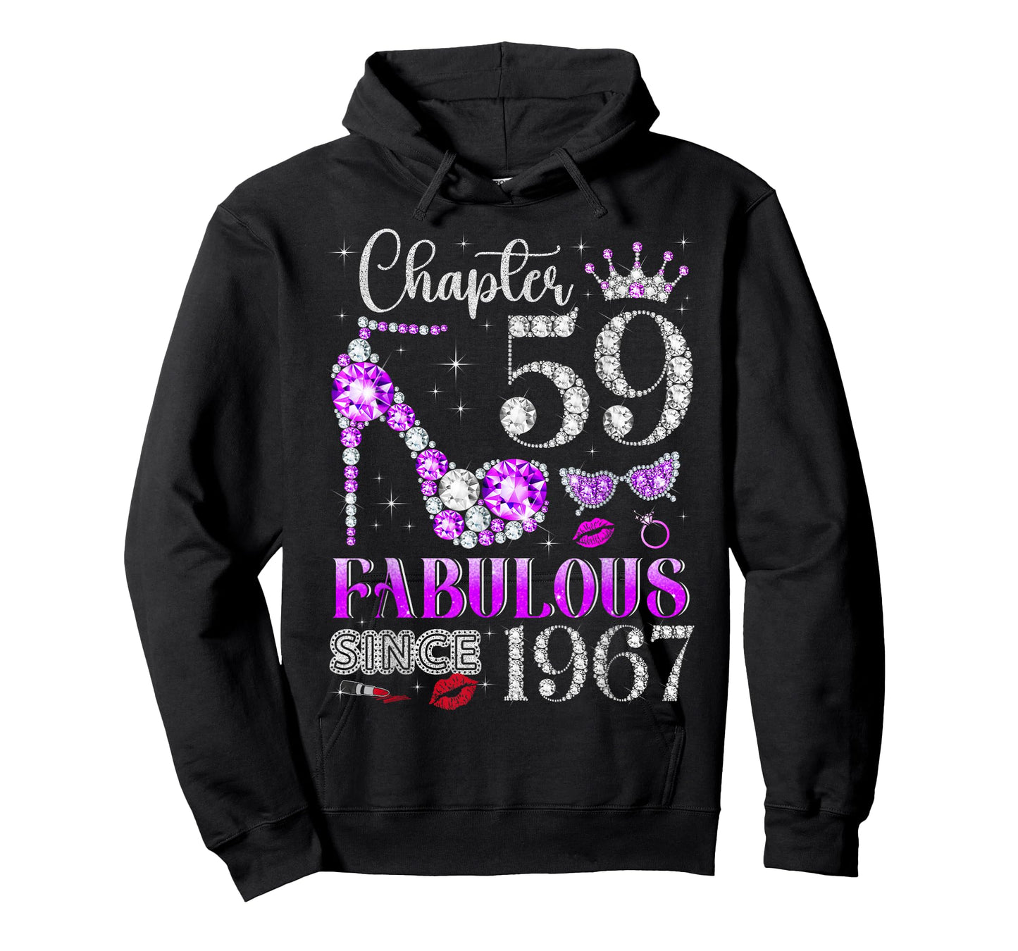 Chapter 59 Fabulous Since 1967 59Th Birthday Ladies Girls T-Shirt