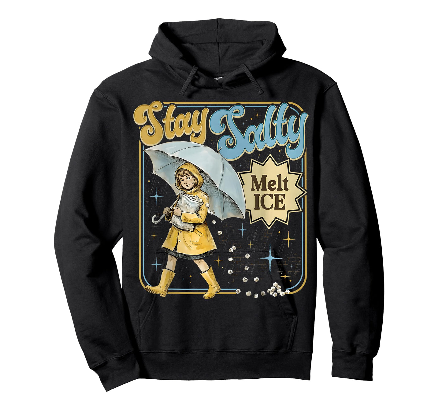 Salty Salt Melt Ice Funny Women Men T-Shirt