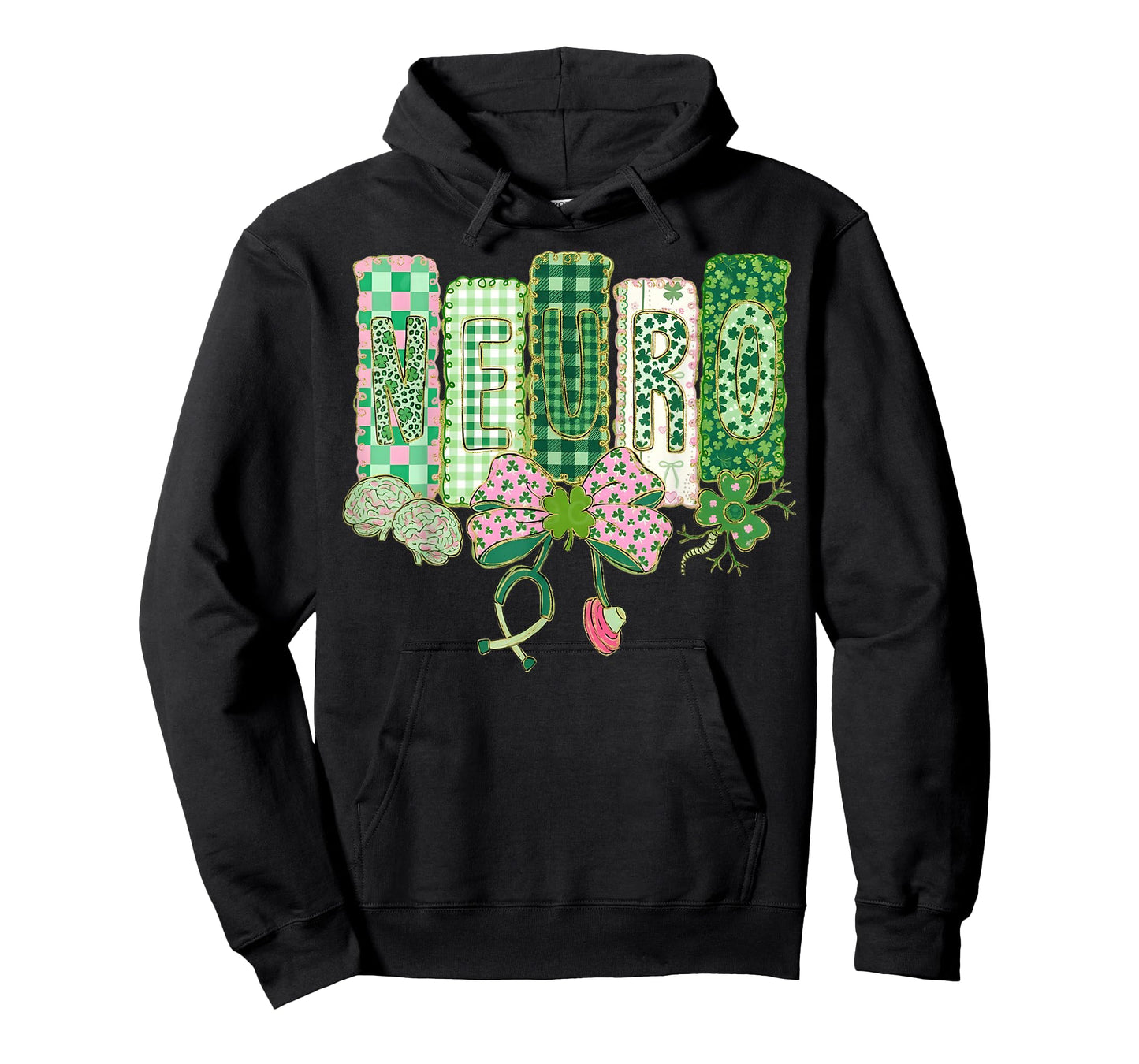 Neuro Nurse St Patricks Day One Lucky Nurse Nurse St Patrick T-Shirt