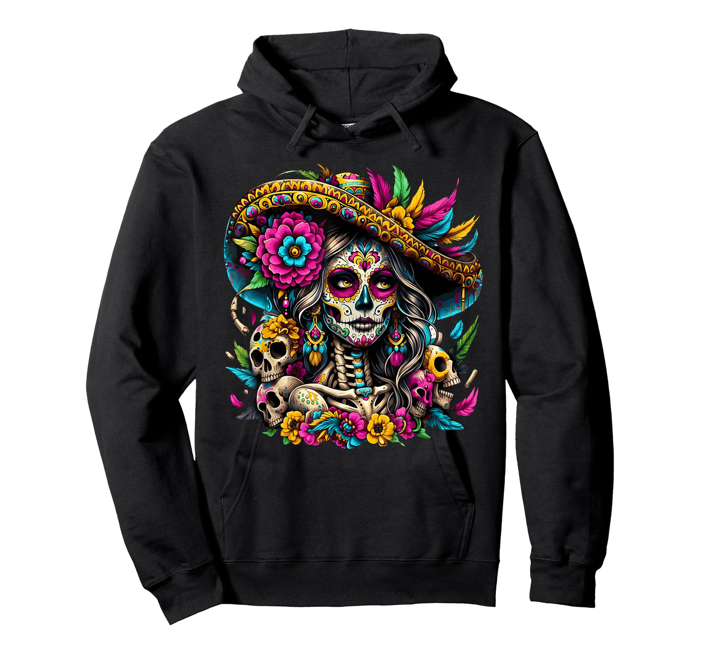 Dia De Los Muertos Mexican Day of The Dead Sugar Skull Women T-Shirt