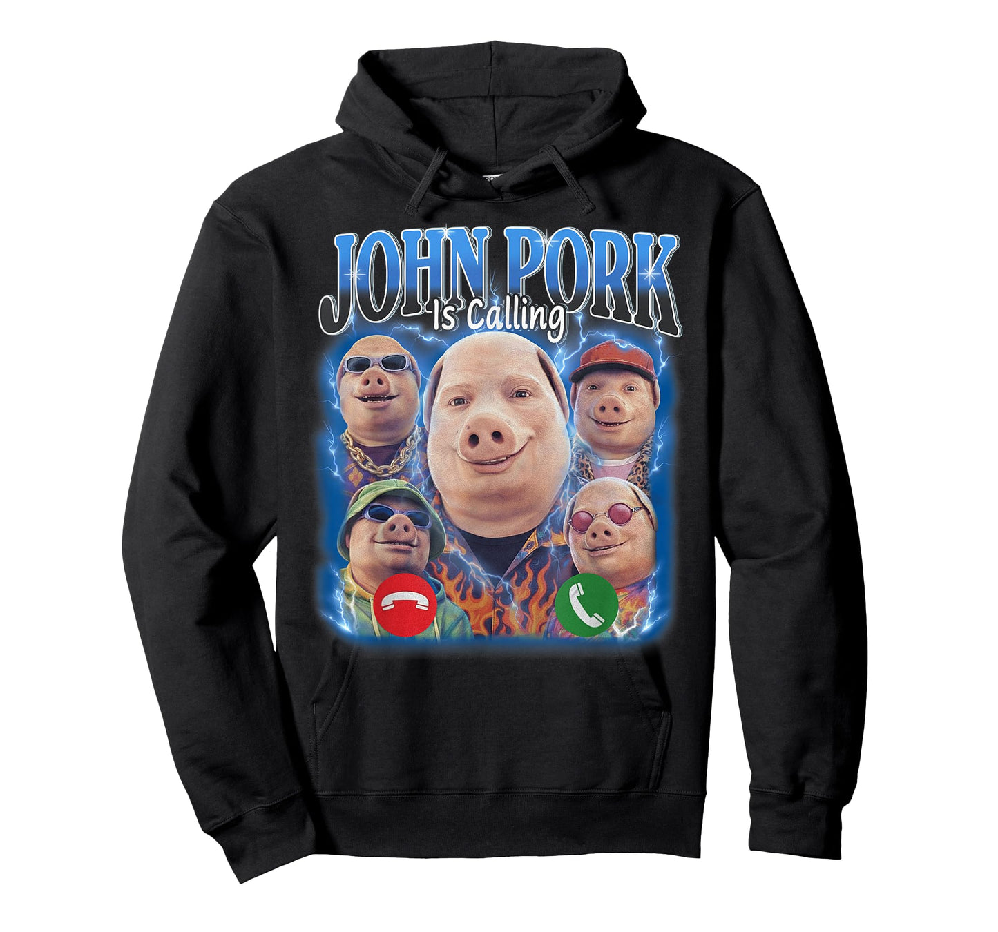 Funny John Pork is Calling Meme Vintage John Pork Bootleg T-Shirt