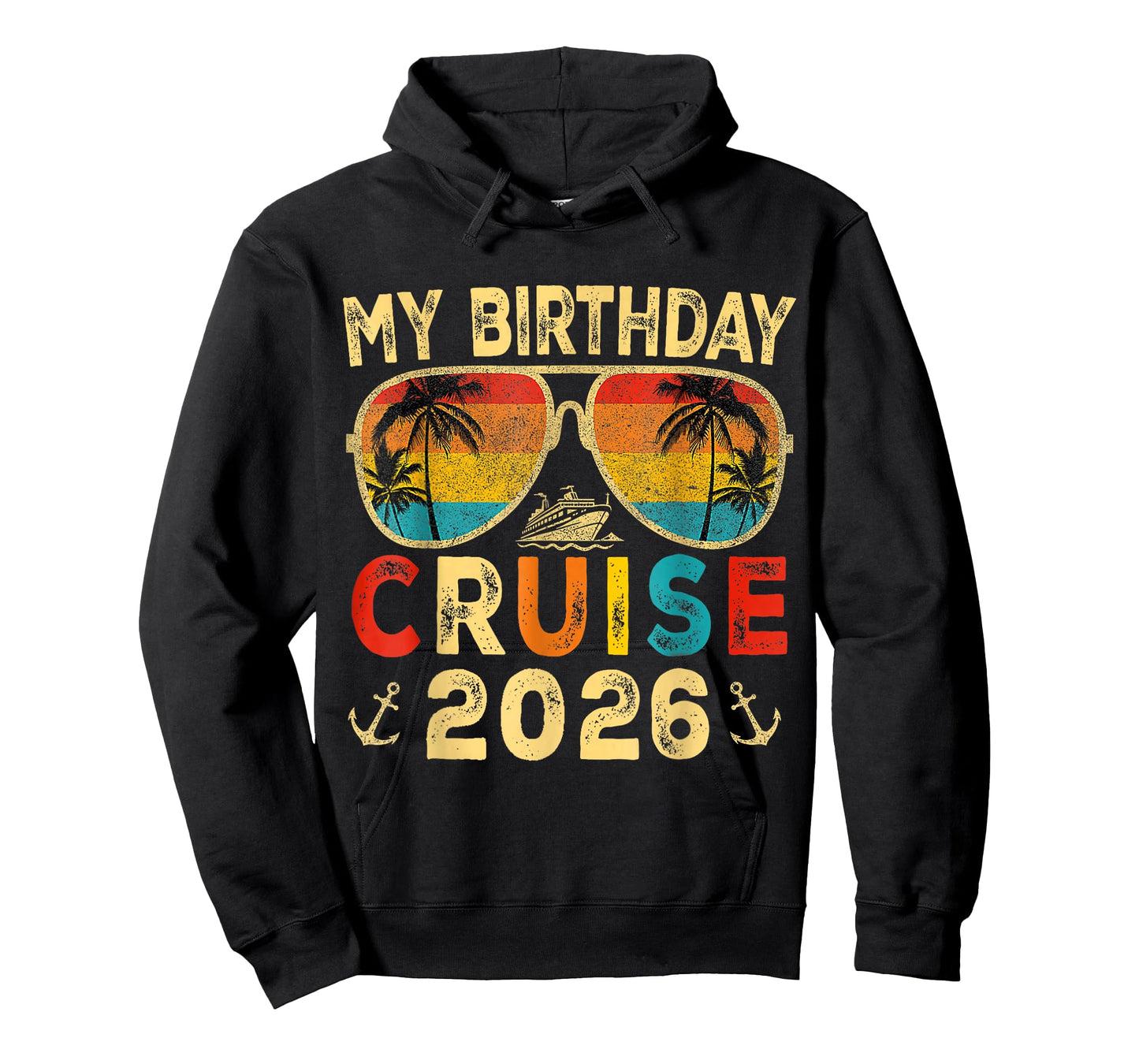 My Birthday Cruise 2026 Party Cruise Birthday Vacation T-Shirt