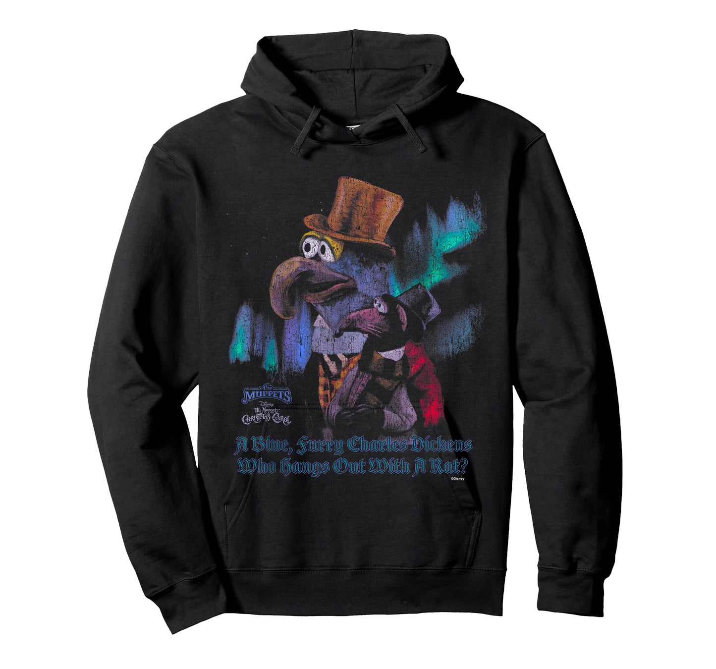 Disney The Muppet Christmas Carol Rizzo Gonzo Starry Light T-Shirt