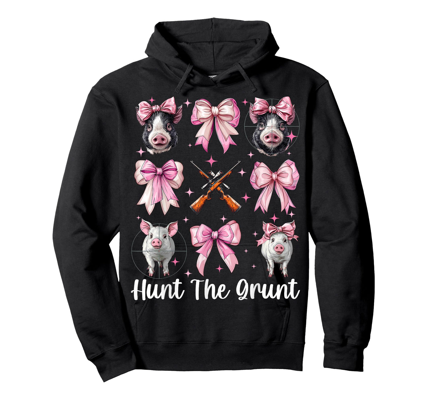 Hunt The Grunt Hog Hunting Boar Hunting Hog Hunter Girl Mom T-Shirt