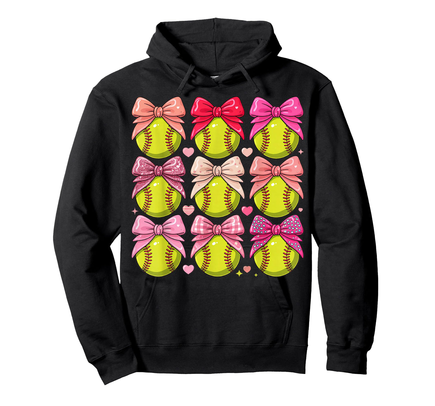 Girls Softball Pink Coquette Bow Softball Vibes Toddler T-Shirt