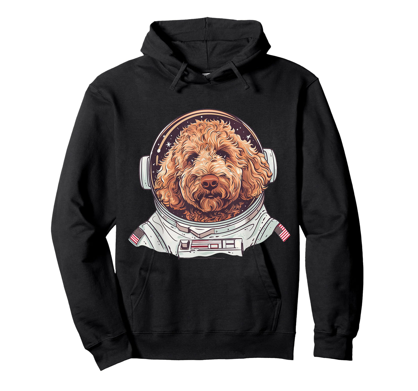 Goldendoodle Astronaut Funny Dog Lover T-Shirt