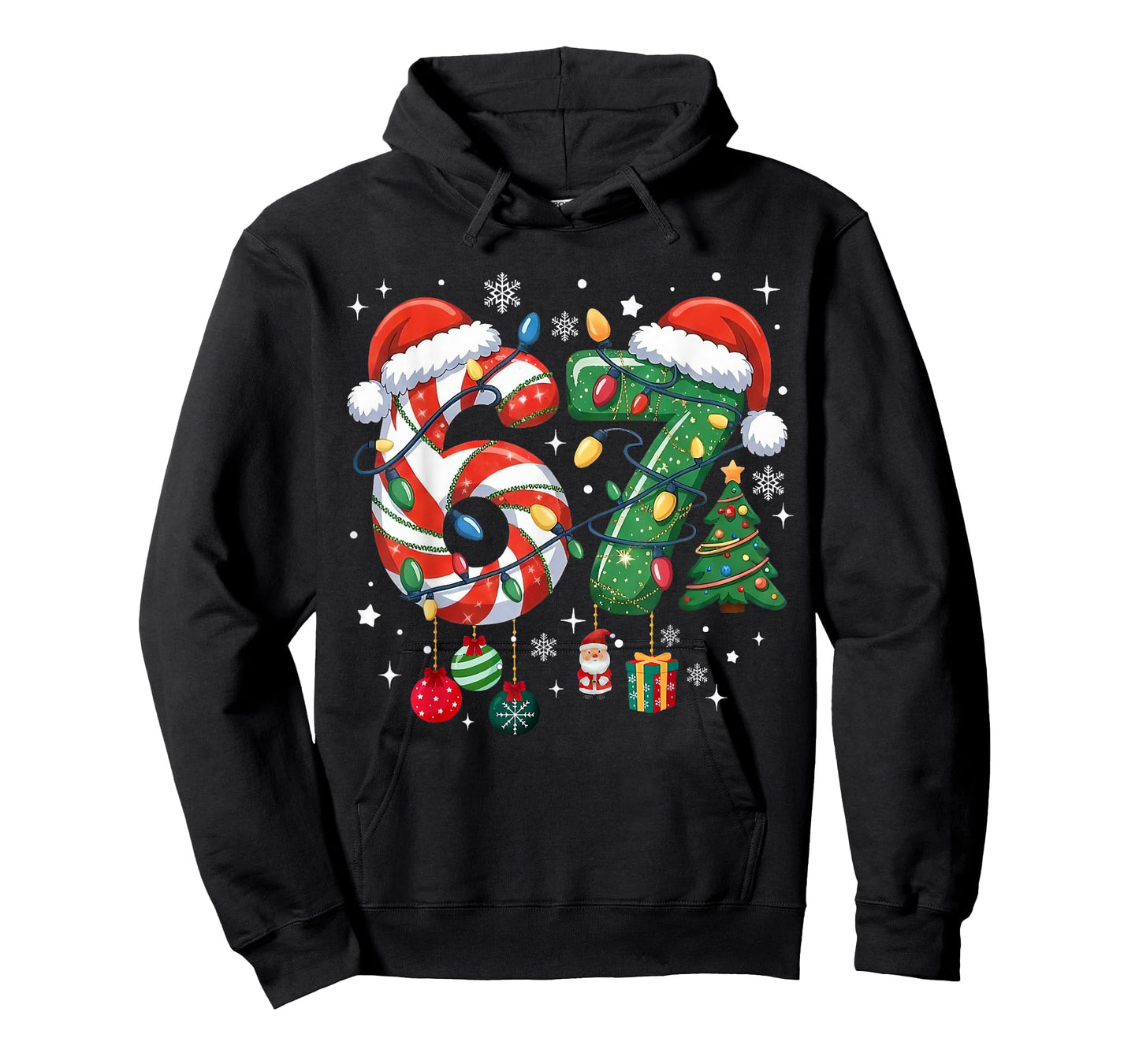 Meme 6 7 Christmas Matching Outfit Six Seven Trendy T-Shirt