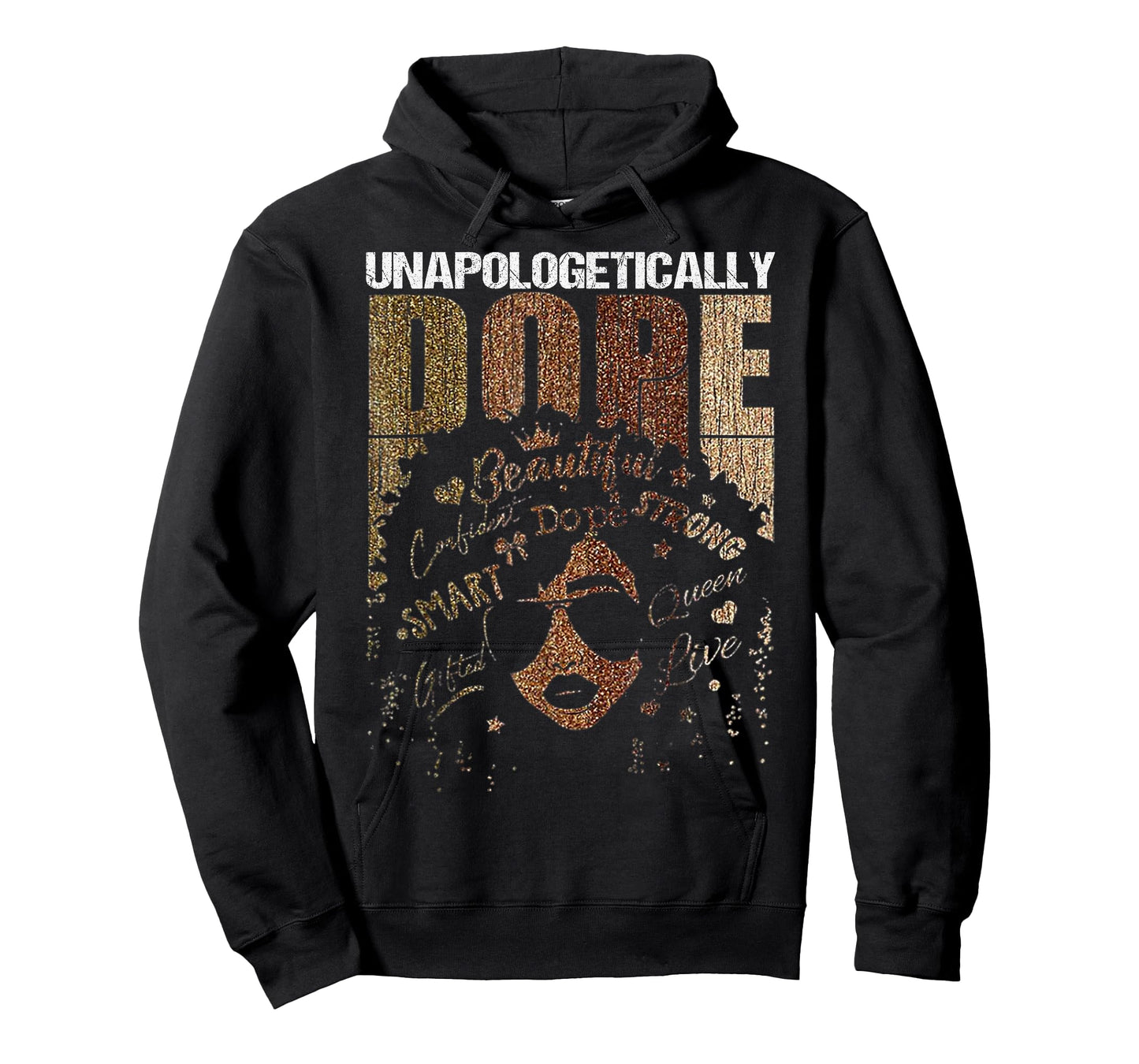 Unapologetically Dope Black Afro Women Black History Month T-Shirt