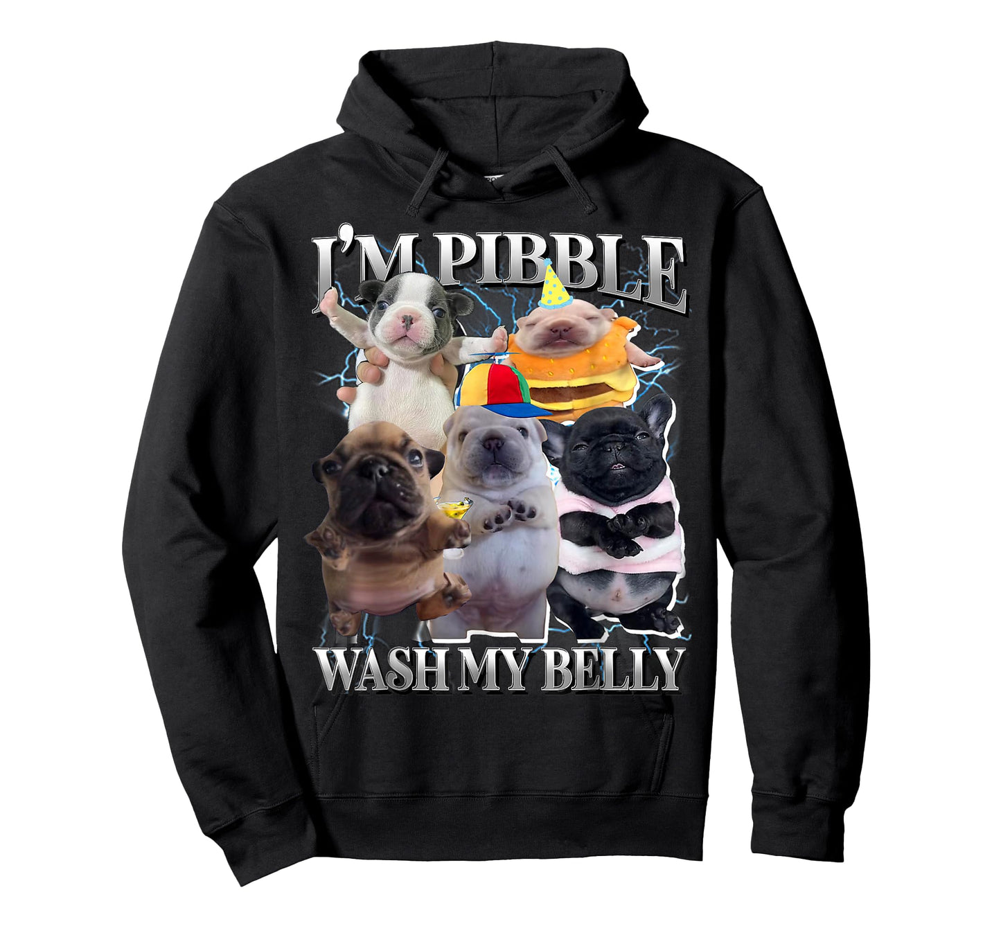 I Am Pibble Wash My Belly Funny Dog Clean My Belly Meme T-Shirt