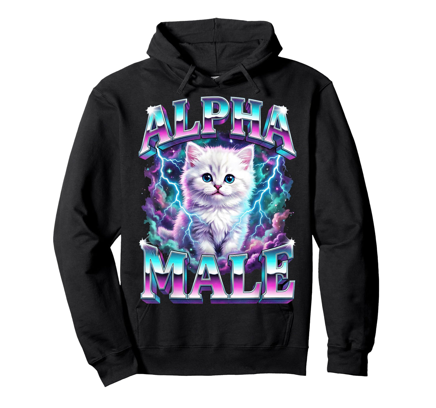 Alpha Male Cat Kitten Funny for Men Women T-Shirt