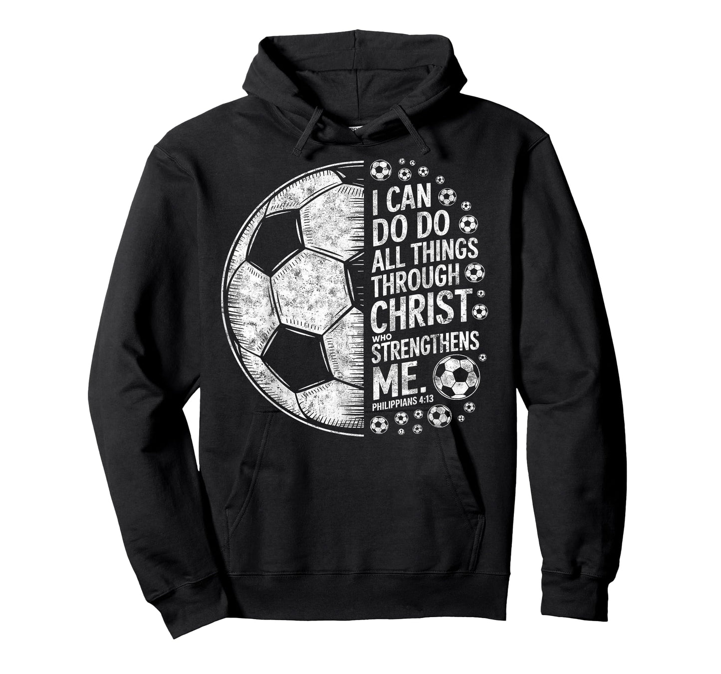 Soccer Player Christian I Can Do All Things Through Christ T-Shirt