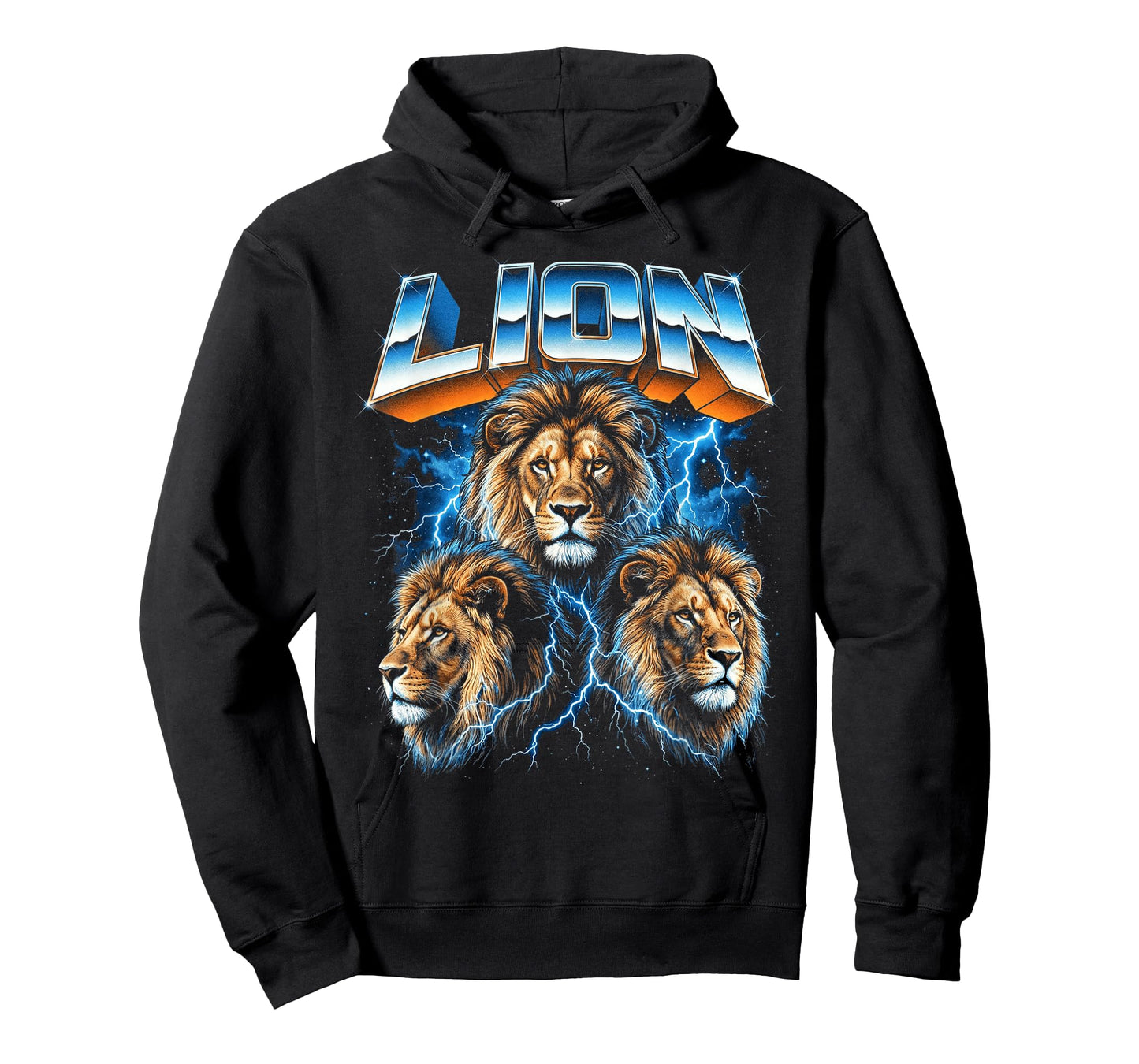 Lion Vintage 80s Retro Funny Africa Lion 90's Men Women T-Shirt