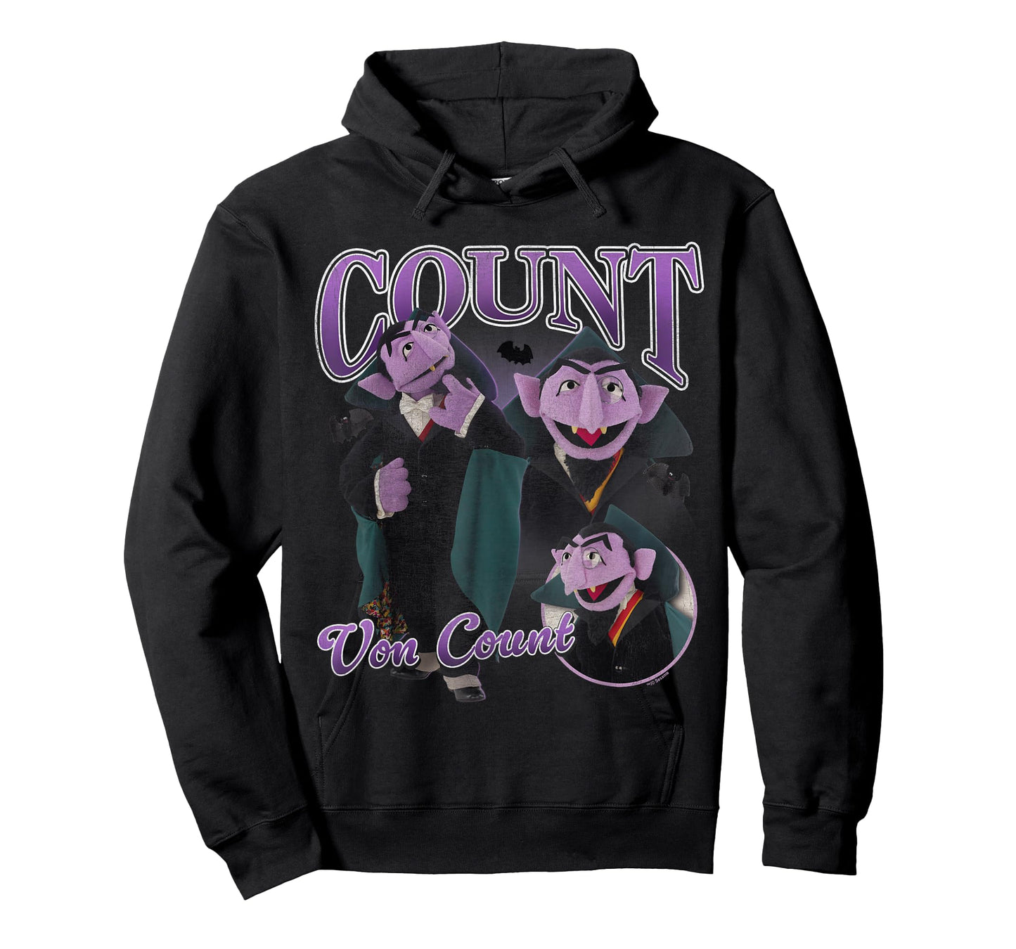 Sesame Street Count Von Count Bootleg Style T-Shirt