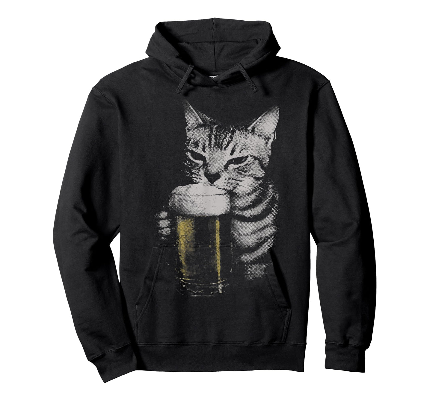 Cat Beer Y2k Vintage 90s Funny Cats Meme Fun Kitty Drunk T-Shirt