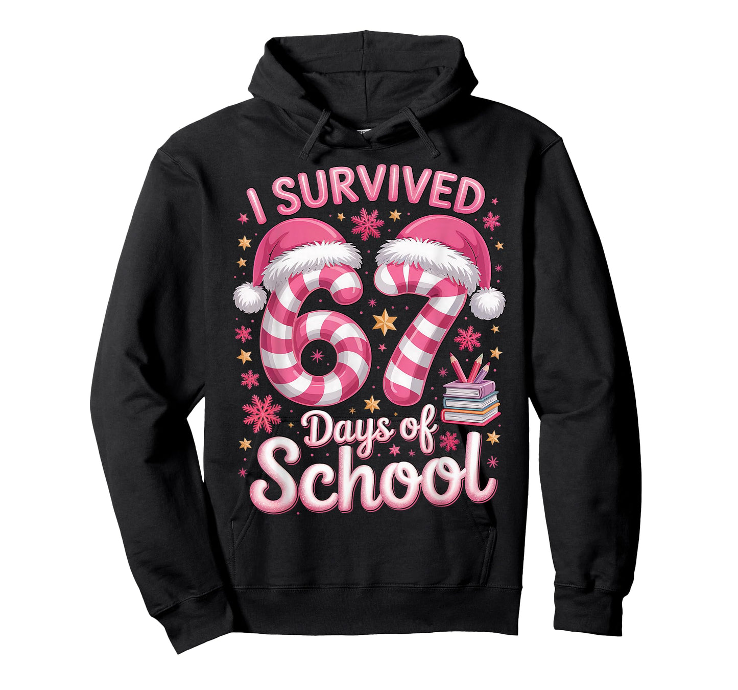 I Survived 67 Days of School - Funny Teachers Students Girls T-Shirt