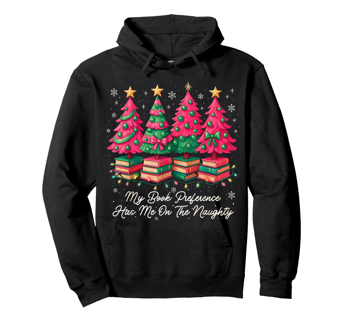 My Book Preference Has Me On The Naughty List Christmas T-Shirt