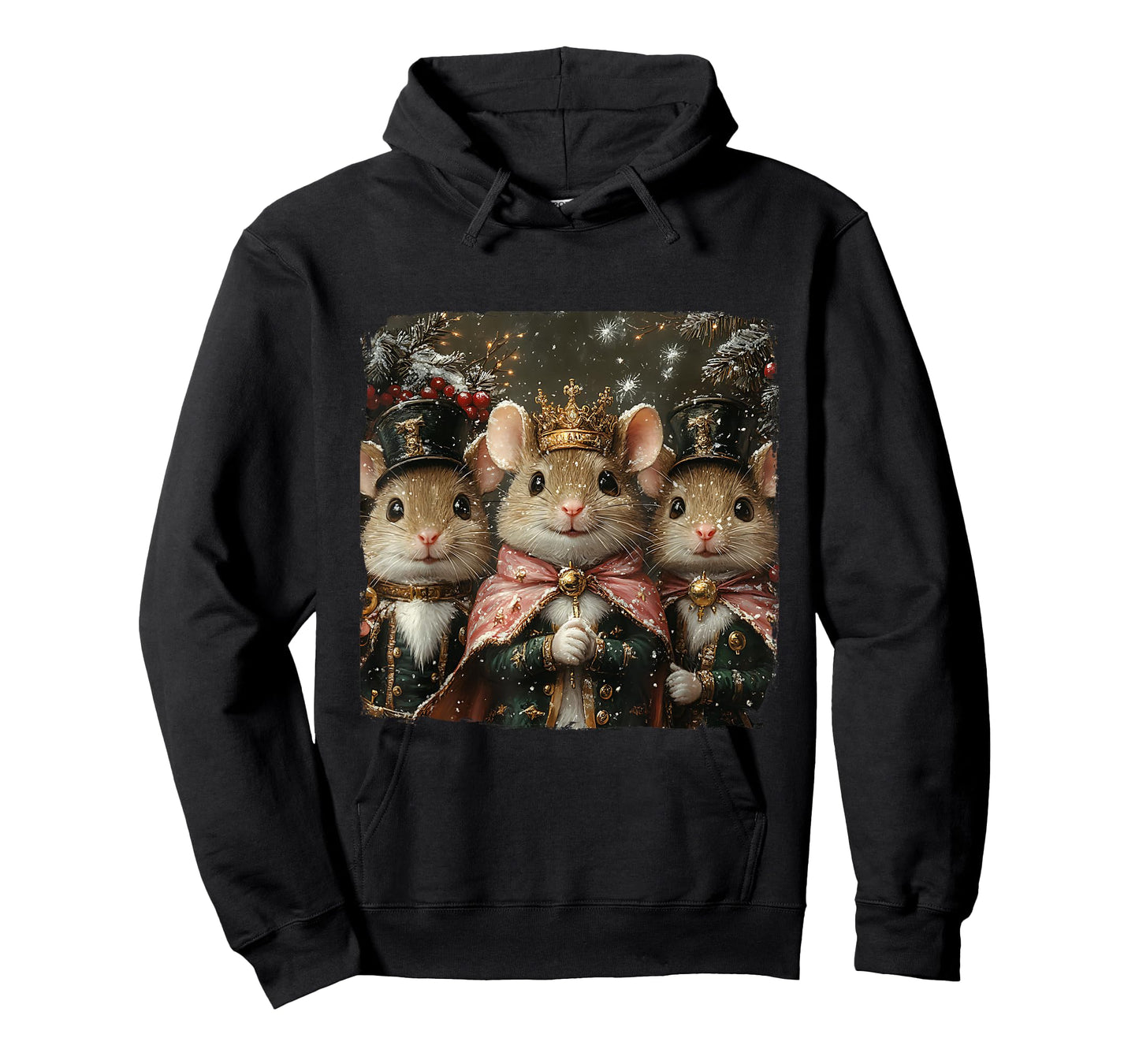 Fairy Mouse Nutcracker Team Pink Ballet Vintage Christmas T-Shirt