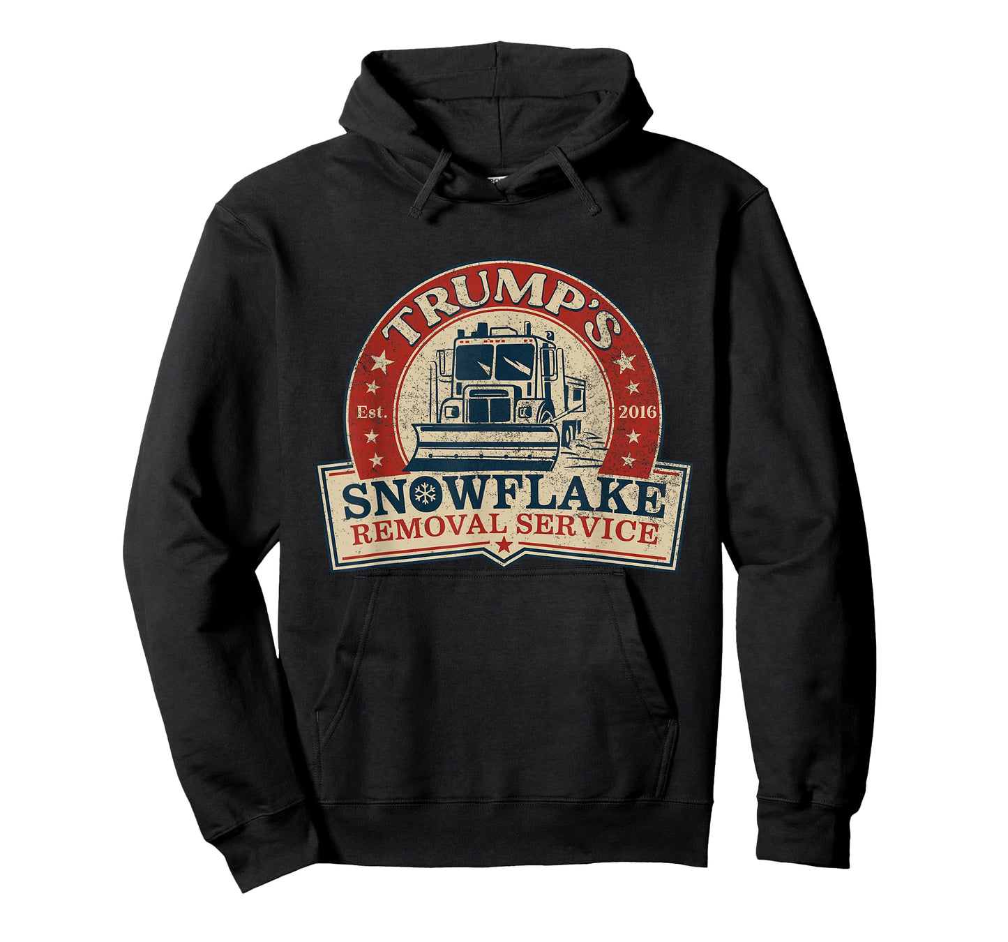 Trump's Snowflake Removal Service Funny Donald Trump T-Shirt