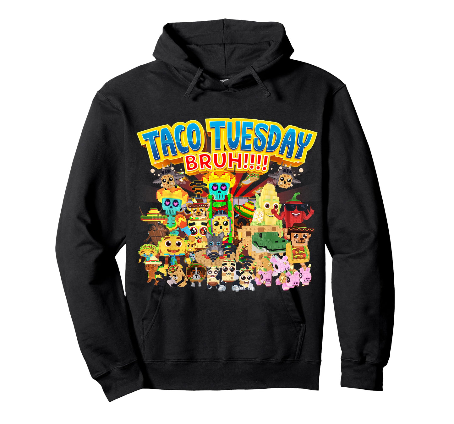 Taco Tuesday Bruh Funny Every Taco Brainrots for Boys Kids T-Shirt