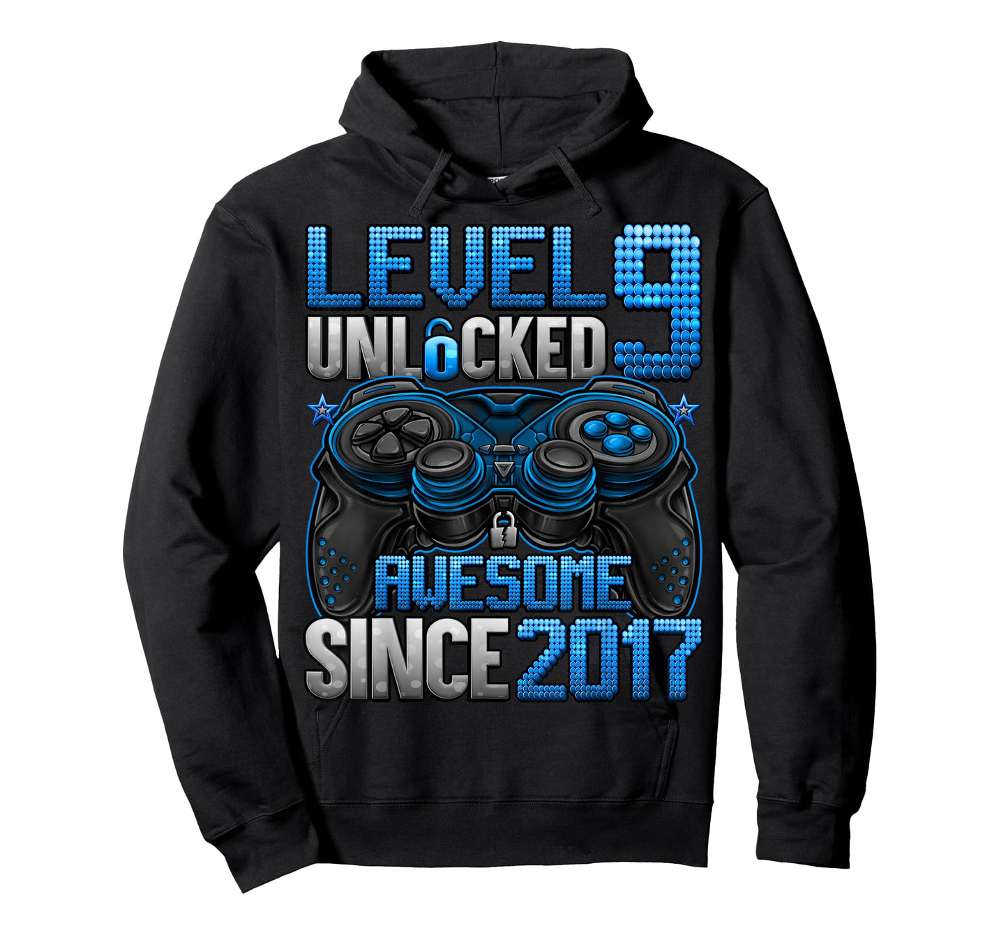 Level 9 Unlocked 9 Year Old Gifts for Boys 9th Birthday Boy T-Shirt